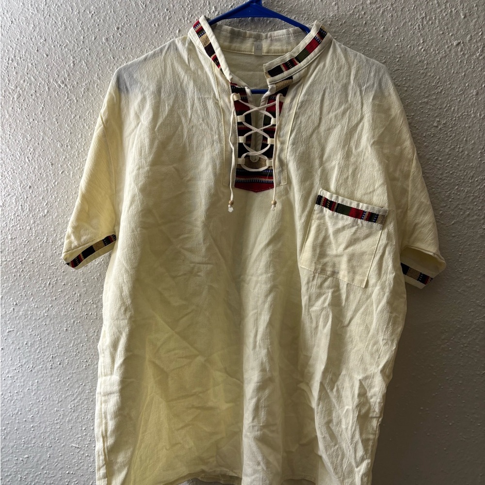Classic Cream Men's Shirt